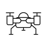 icono de vector de dron