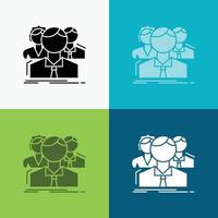 group. multiplayer. people. team. online Icon Over Various Background. glyph style design. designed for web and app. Eps 10 vector illustration