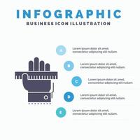 Education. hand. learn. learning. ruler Infographics Template for Website and Presentation. GLyph Gray icon with Blue infographic style vector illustration.