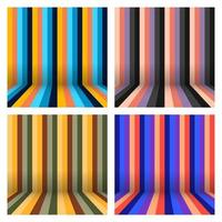 stripe colorful geometric seamless pattern vector