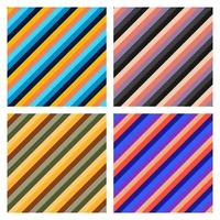 stripe colorful geometric seamless pattern vector