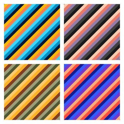 stripe colorful geometric seamless pattern