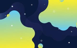 Banner with flowing liquid shapes. Set of abstract gradient modern elements. Template for the design of a logo. vector