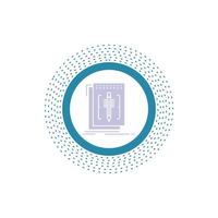 Code. edit. editor. language. program Glyph Icon. Vector isolated illustration