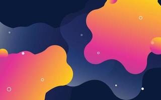 Beautiful abstract background with gradient rainbow blob. fluid. liquid. like lava lamp with white frame. Vector illustration for banner. design. flyer. poster. card. web. advertising