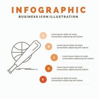 baseball. basket. ball. game. fun Infographics Template for Website and Presentation. Line Gray icon with Orange infographic style vector illustration