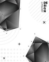 Fondo abstracto del triángulo. Triángulos 3d papel tapiz moderno ilustración vectorial vector