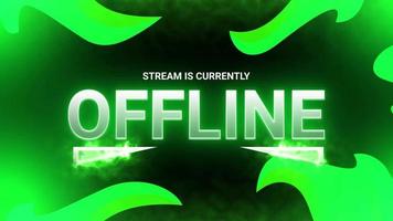 Background offline for live streaming.game streaming background video