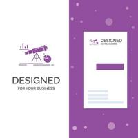 Business Logo for Analytics. finance. forecast. market. prediction. Vertical Purple Business .Visiting Card template. Creative background vector illustration