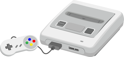 retro console game element play flat element 90s controller gaming. png