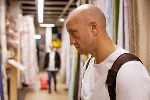 portrait of a man in a store photo