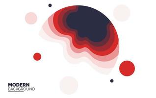 abstract Paper Cut Banner Template backgrounds. Paper cut shapes. Template for banner vector
