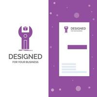 Business Logo for SDK. App. development. kit. programming. Vertical Purple Business .Visiting Card template. Creative background vector illustration