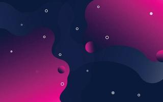 Floating liquid blobs. Abstract colorful banner with fluid shapes. Futuristic composition with bubbles. 3D vector illustration for advertising. marketing or presentation