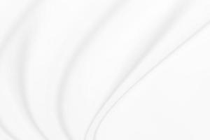 Abstract white fabric with soft wave texture background photo