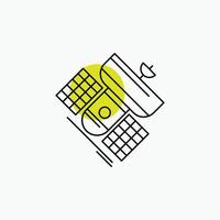 Broadcast. broadcasting. communication. satellite. telecommunication Line Icon vector