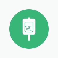 blood. test. sugar test. samples White Glyph Icon in Circle. Vector Button illustration