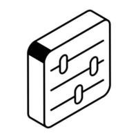 Modern isometric design of translation vector