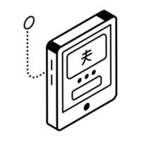 Modern isometric design of translation vector