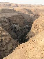 A view of the Judean Desert in Israel photo