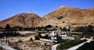 una vista del casco antiguo de jericó en israel foto