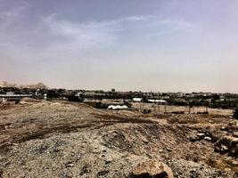 A view of the old town of Jericho in Israel photo