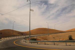 una vista del desierto de judea en israel foto