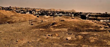 una vista del casco antiguo de jericó en israel foto