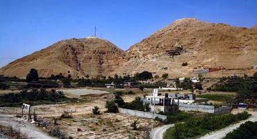 A view of the old town of Jericho in Israel photo