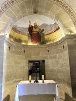 Tiberius in Israel in May 2016. A view of the inside of the Church of Transfiguration in Israel photo