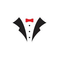 Tuxedo exclusive template vector icon