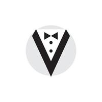 Tuxedo exclusive template vector icon