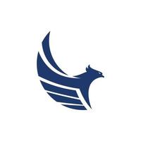 Falcon wing icon Template vector