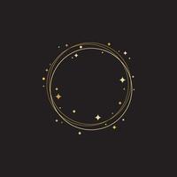 Circle star Vector icon design illustrat