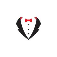 Tuxedo exclusive template vector icon