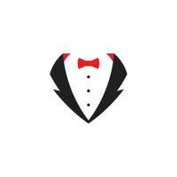 Tuxedo exclusive template vector icon