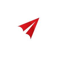 Paper plane Vector icon design illustration