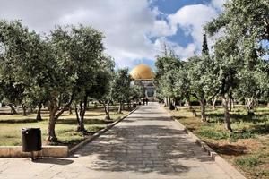 A view of the Dome of the Rock in Jerusalem photo