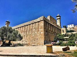 A view of the Tombs of the Patriarchs in Hebroan photo