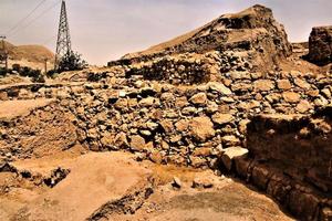 una vista del casco antiguo de jericó en israel foto