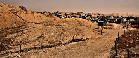 una vista del casco antiguo de jericó en israel foto