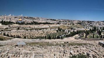 A view of Jerusalem from the Mount of Olives photo