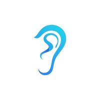 Hearing icon illustration Template vector