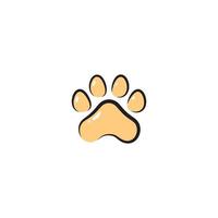 Paw Logo design vector illustration