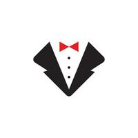 Tuxedo exclusive template vector icon