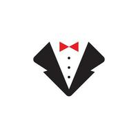 Tuxedo exclusive template vector icon