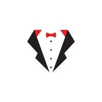 Tuxedo exclusive template vector icon