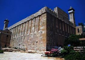 A view of the Tombs of the Patriarchs in Hebroan photo