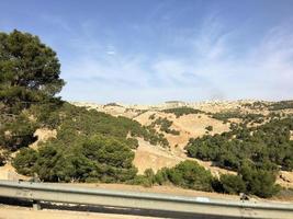 A view of the Judean Desert in Israel photo