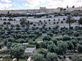 A view of Jerusalem from the Mount of Olives photo